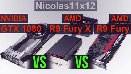 NVIDIA GTX 1080 vs AMD R9 Fury (X)