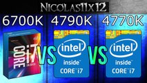 Intel i7-6700K vs i7-4790K vs i7-4770K