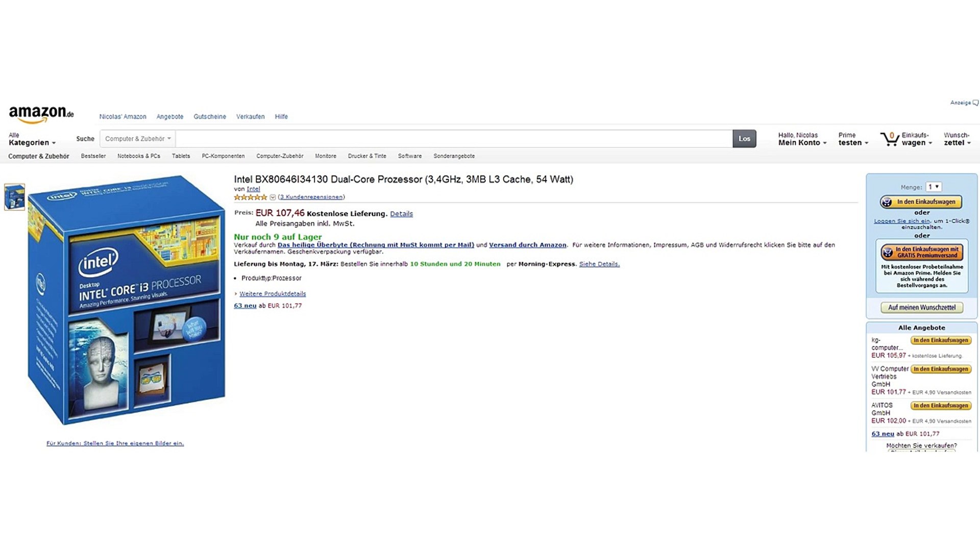 500€ Gaming PC - März 2014