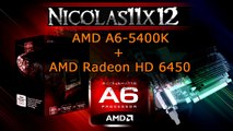 [DEUTSCH] AMD A6-5400K APU in Dual Graphics mit der AMD Radeon HD 6450 Testbericht