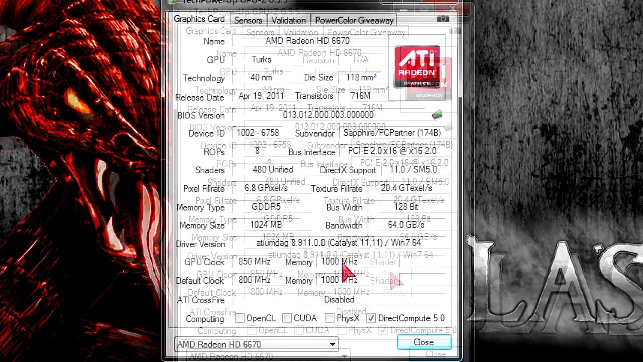 Sapphire AMD Radeon HD 6670 1GB GDDR5 HyperMemory Graphics Card Review