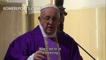 Pope Francis at Santa Marta: How much time do we spend judging others at lunch?
