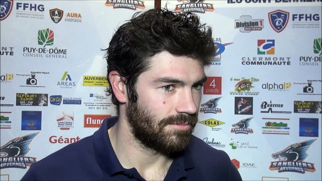 Hockey sur glace 2018-03-03 - D2 Interview Antoine Vigier Clermont VS Chalons en Champagne