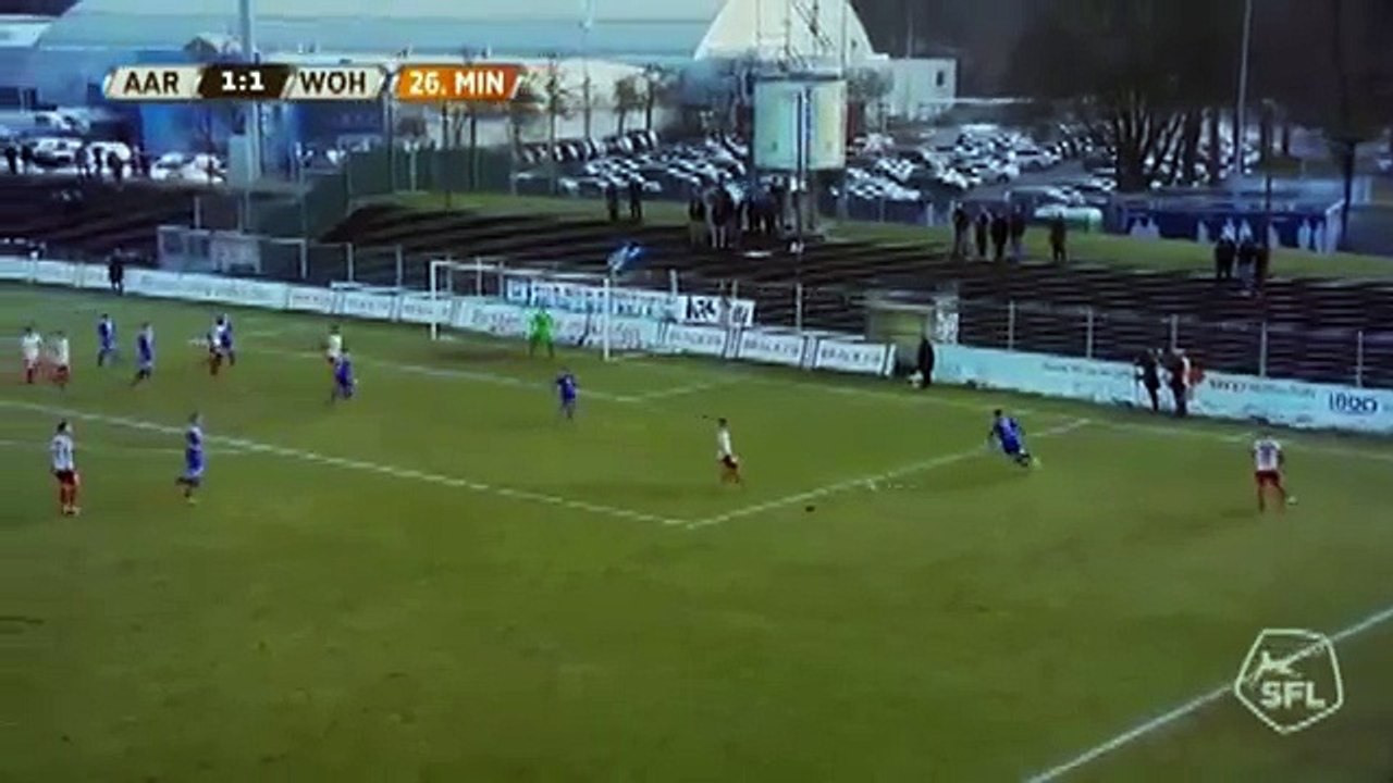 Aarau 2:1 Wohlen (Switzerland. Challenge League. 5 March 2018)