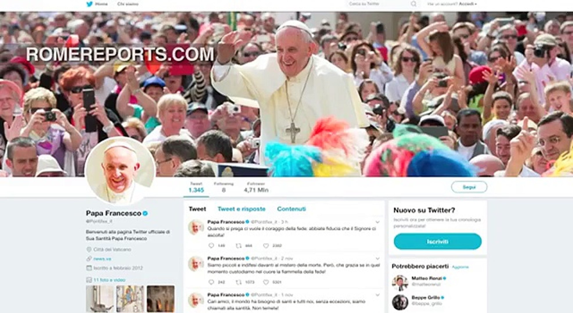 ⁣Pope Francis' 500 best tweets, compiled by Vaticanist