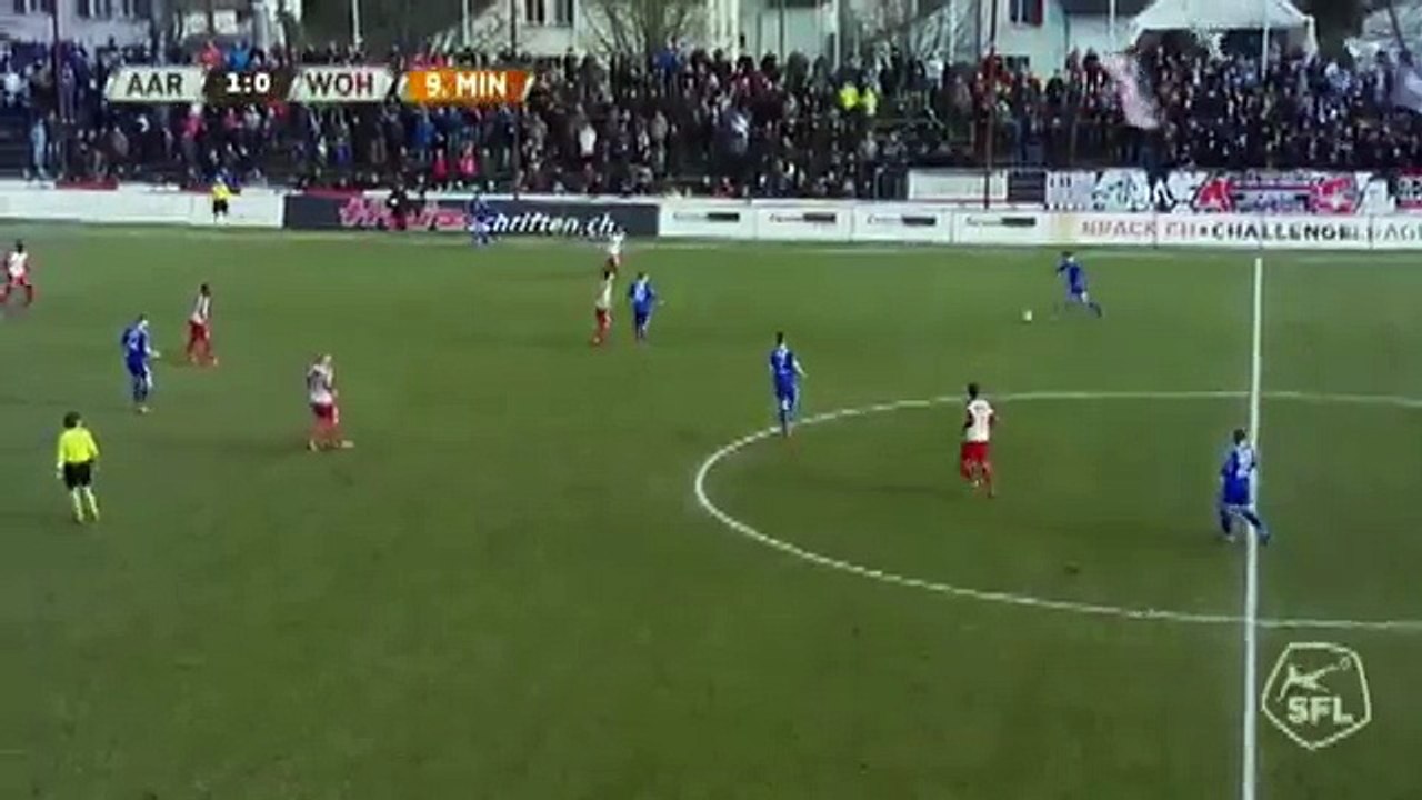Aarau 1:1 Wohlen (Switzerland. Challenge League. 5 March 2018)