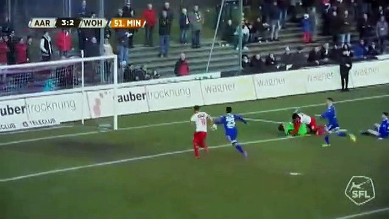 Aarau 4:2 Wohlen (Switzerland. Challenge League. 5 March 2018)