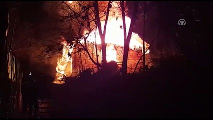 Safranbolu'da ev yangını - KARABÜK