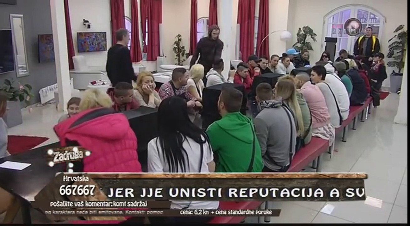 Zadruga - Miljana čita pismo, Zadrugari imaju zadatak da traže predmete u posudama - 06.03.2018.