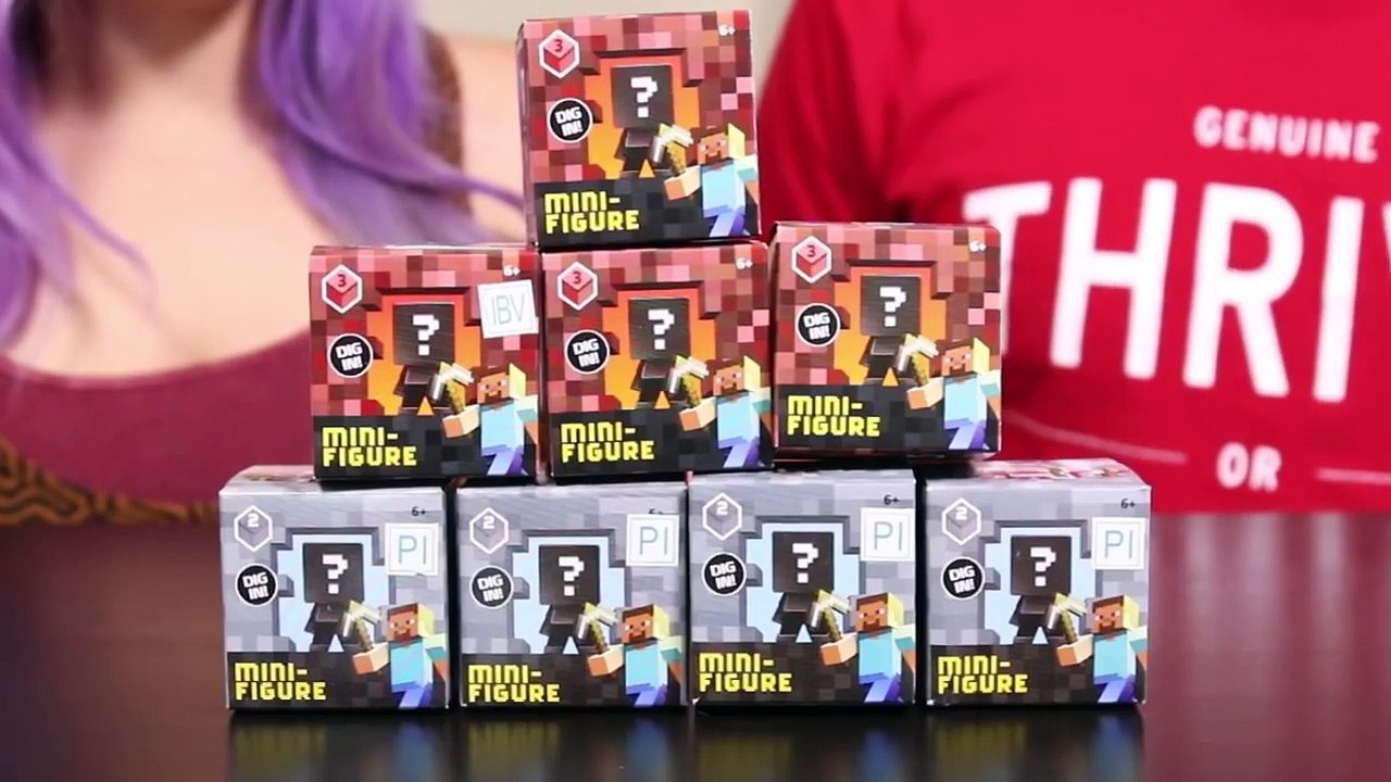 MINECRAFT Minifigure MYSTERY BOXES (Netherrack Series 3)