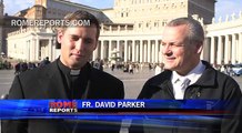 A deacon and his priest son serve together in a papal Mass in St. Peter's Basilica