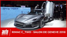 Salon de Genève 2018 - RIMAC CONCEPT TWO Hypercar Electric 1914 ch