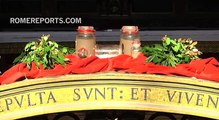 The relics of apostles Philip and James are exposed in Rome