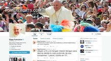The Pope's Twitter @Pontifex increased by 9 times the followers with Francis