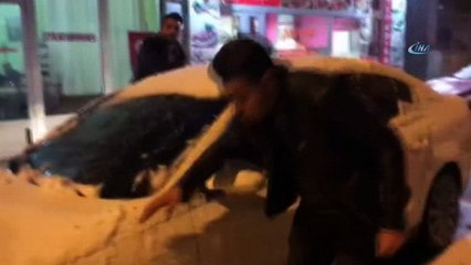 Sarıkamış’ta kar yağışı başladı