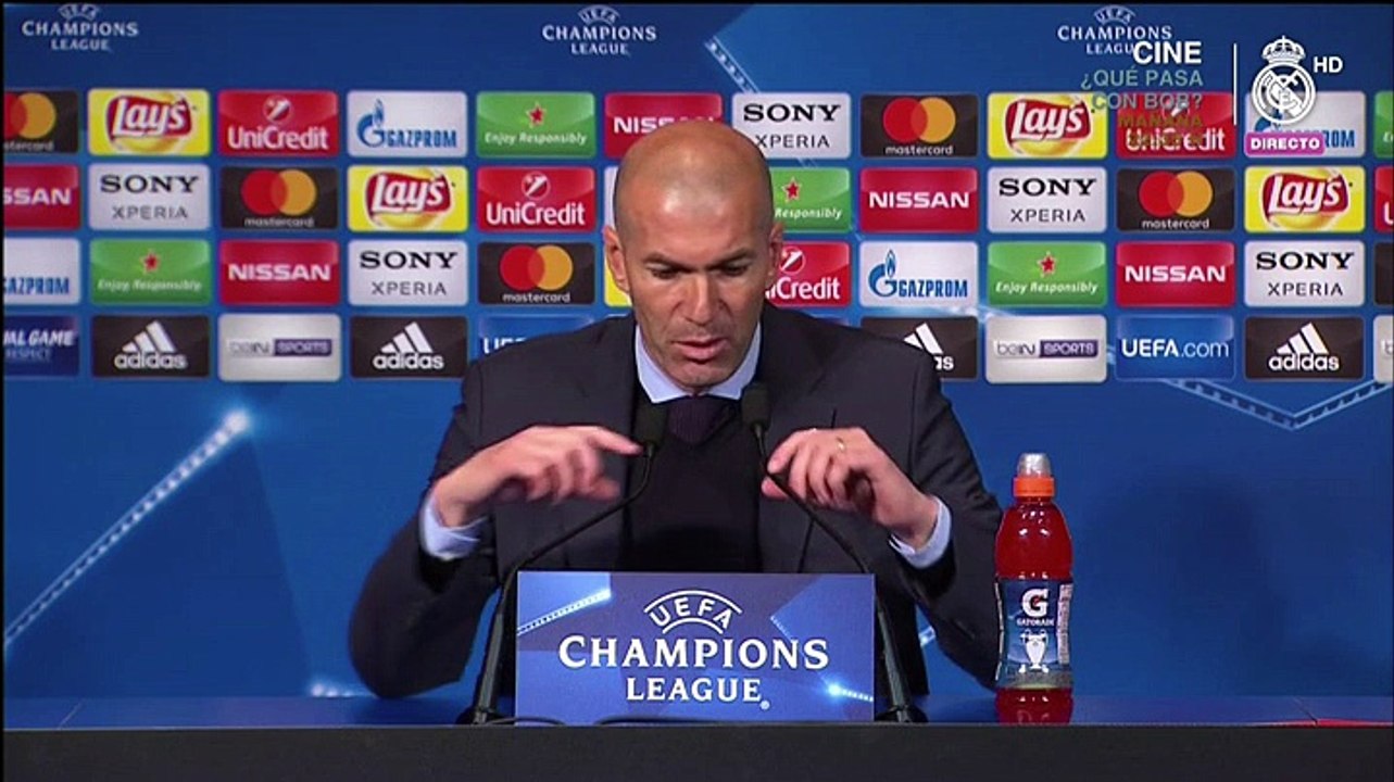 Zidane: "Nos ha salido un partido perfecto, pero no siempre podemos ganar todo"