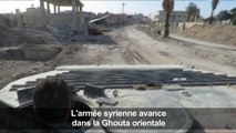 L'armée syrienne avance dans la Ghouta orientale