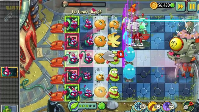 Plants vs Zombies 2 - Blooming Heart vs Zombot Tomorrow-tron