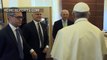 Pope Francis visits the Vatican Bank: “Pray for me, because I need it”