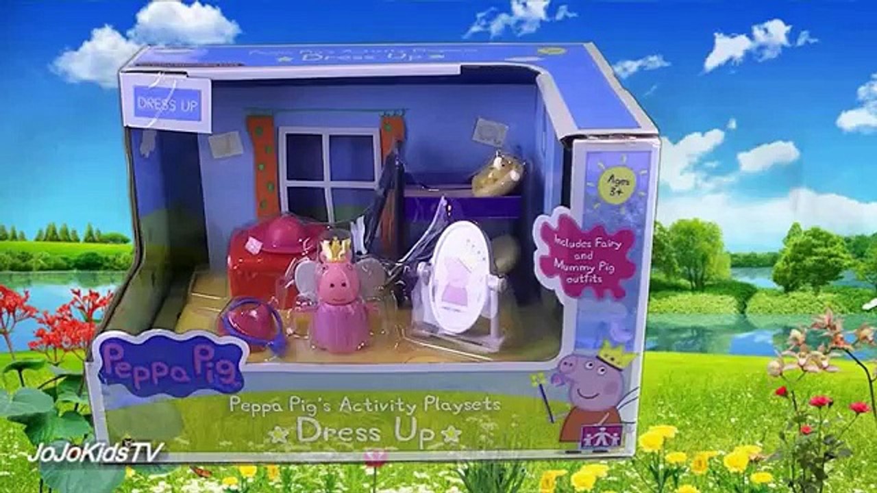 Peppa Pig Dressing Up Episode Playset Toy Opening and Review