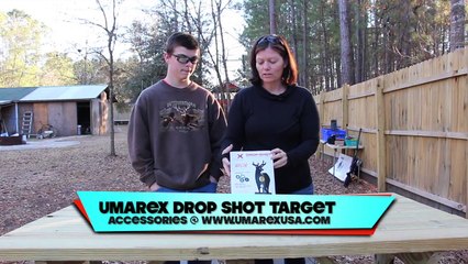 UMAREX BUCK DROPPER AIRGUN TARGET! Airgun Angie & Triple E Puttin' It Together!