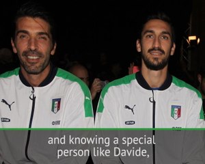 Allegri and Buffon pay tribute to Astori