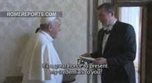 Pope meets Slovenia's new ambassador to the Holy See
