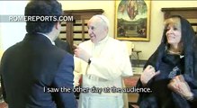 New Argentinian Ambassador to the Holy See Eduardo Valdés, presents credential letters to the Pope