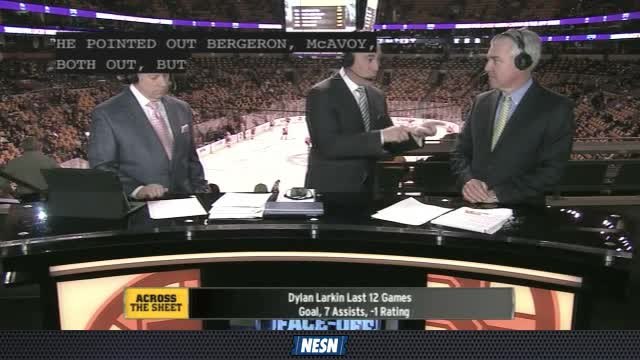 Bruins Face-Off Live: Bruins Host A Rebuilding Red Wings Team Lead By Dylan Larkin