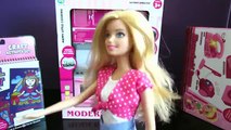 باربي ولعبة المطبخ و-ألعاب بنات-ألعاب أطفال-Barbie & the modern kitchen toy set-v120