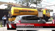 Realizan limpieza en el centro integrado de San Pedro Sula