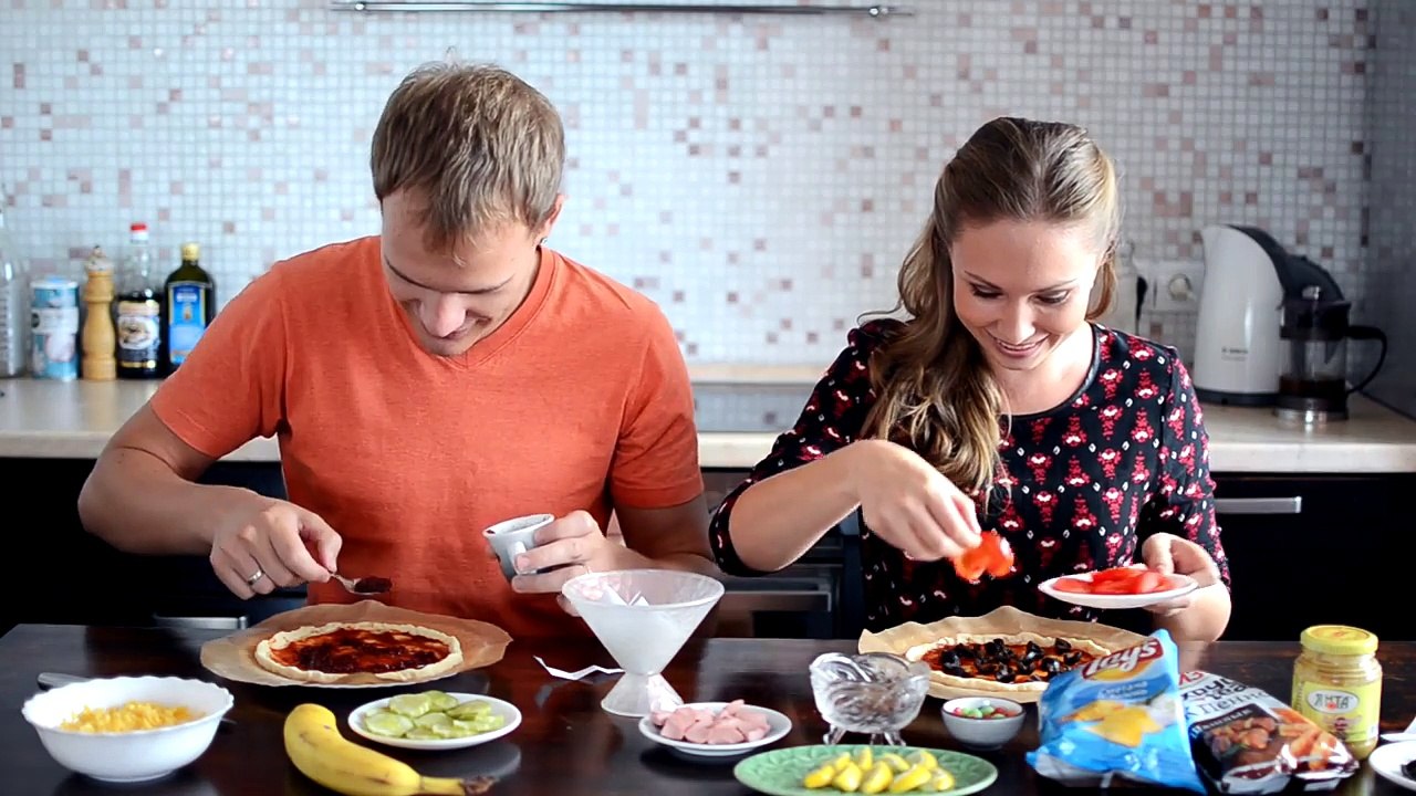 The pizza challenge // Пицца вызов