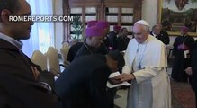 Pope thanks Ethiopian and Eritrean bishops for helping those in need