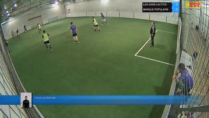 Faute de Damien - LES GARS LACTICS Vs BANQUE POPULAIRE - 06/03/18 19:00 - LIGUE 1