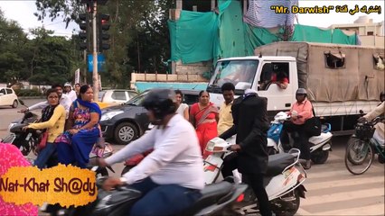 مقلب الرجل مقطوع الرأس يرعب الناس - شاهد ردود أفعالهم #مرعب