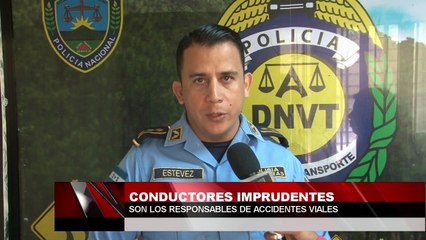 Conductores imprudentes principales responsables de accidentes viales