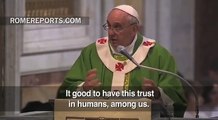 Pope Francis visits Roman parish: Key to success in life is trusting the Lord