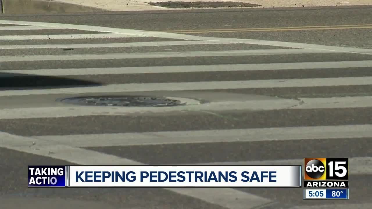 City of Phoenix installing flashing crosswalks to try to prevent pedestrian crashes