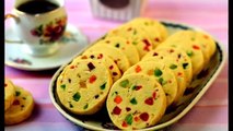Eggless Tutti Frutti Cookies | Fruit cookies | karachi biscuits