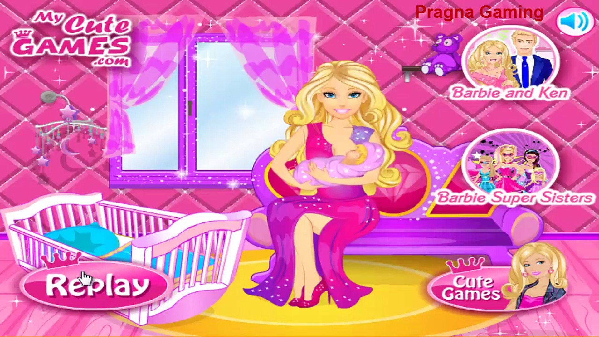 Pregnant Barbie Baby Born Videos Game - Barbie Surgery Games - video  Dailymotion