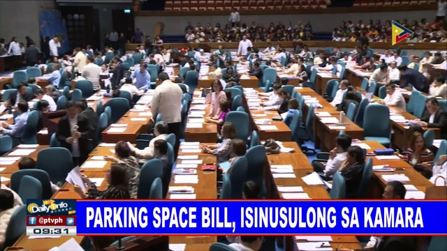 Parking space Bill, isinusulong sa Kamara