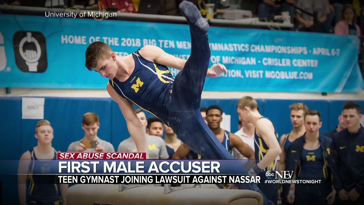 Man, 18, says he was abused by disgraced USA Gymnastics doctor