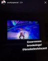 Scott Thomas on he instagram watching Brooke Vincent on dancing on ice semi-final 2018