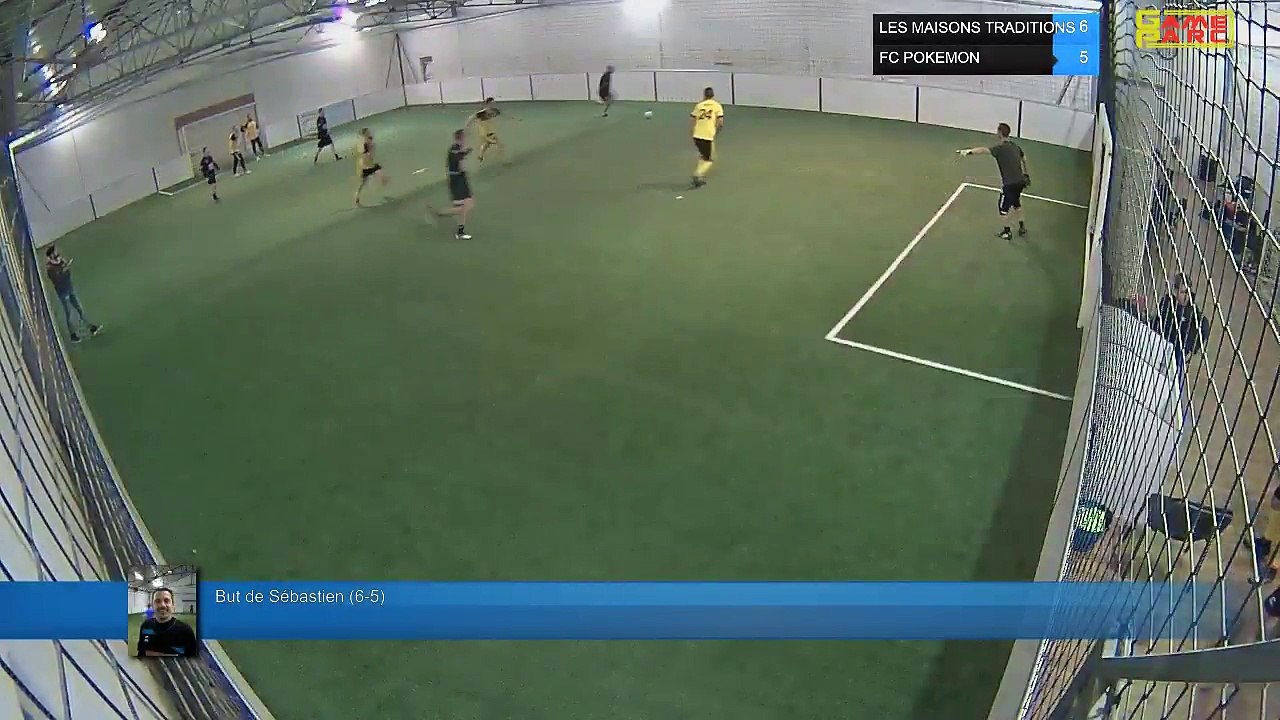 But de Sébastien  (6-5) - LES MAISONS TRADITIONS Vs FC POKEMON - 06/03/18 20:00 - LIGUE 2