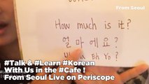 Talk and Learn Korean with Us! | From Seoul Live on Periscope