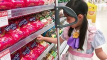 海外 スーパー ショッピングカート で リアル お買い物ごっこ！ なりきり キラキラプリキュアアラモード Kid Grocery Shopping Trip MayuChannel