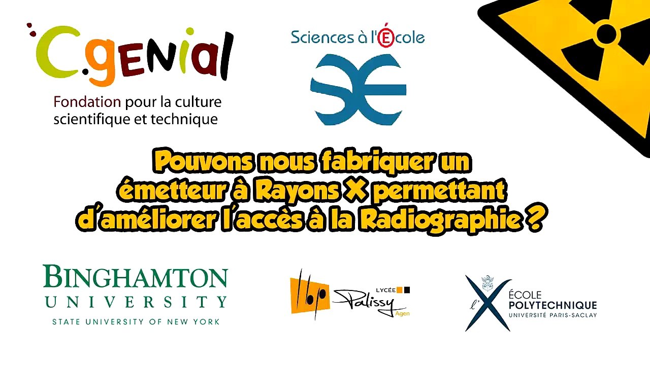 CGénial Une machine transportable pour émettre des Rayons X