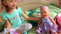 БЕБИ БОН Распаковка посылки Одежда для куклы Baby Born Настя как мама Видео для детей
