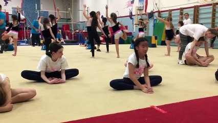 Girls Trampoline and Tumbling Class