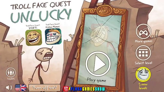 Troll Face Quest Unlucky Full Game Walkthrough All Levels